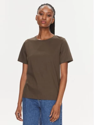 Calvin Klein T-Shirt K20K205410 Brązowy Regular Fit