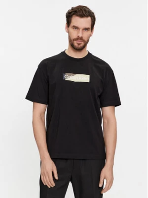 Calvin Klein T-Shirt Layered Gel Logo K10K111845 Czarny Regular Fit