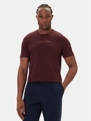 Calvin Klein T-Shirt Logo 30s LV04LD230G Bordowy Relaxed Fit