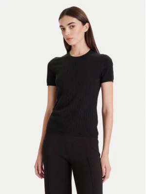 Calvin Klein T-Shirt LV044D308G Czarny Slim Fit