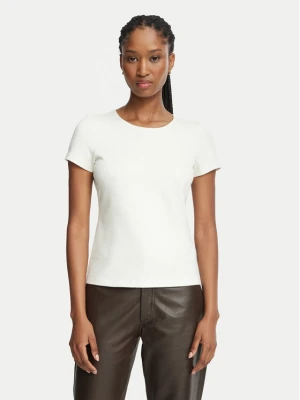Calvin Klein T-Shirt LV044J208G Kremowy Regular Fit