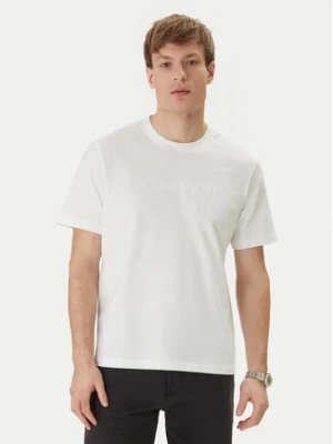 Calvin Klein T-Shirt LV04LF811G Biały Regular Fit