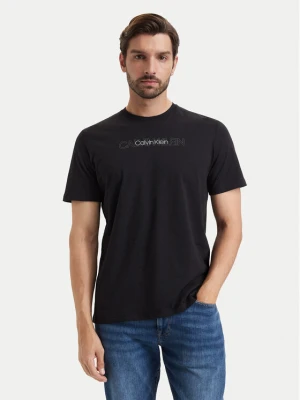 Calvin Klein T-Shirt LV04LH802G Czarny Regular Fit