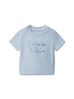 Calvin Klein T-Shirt LVCKSJA52B Niebieski Regular Fit