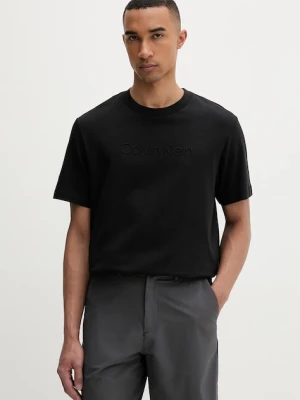 Calvin Klein T-shirt męski bawełniany czarny