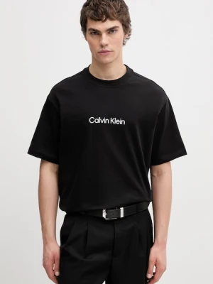 Calvin Klein T-shirt męski bawełniany czarny
