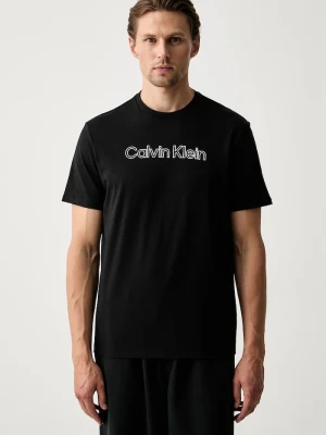 Calvin Klein T-shirt męski bawełniany czarny