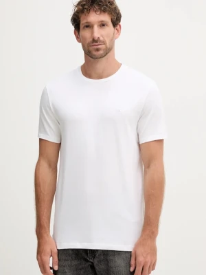 Calvin Klein t-shirt męski kolor biały gładki LV04LC240G