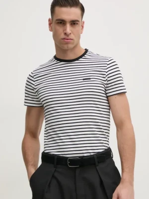 Calvin Klein t-shirt męski kolor biały wzorzysty K10K114177