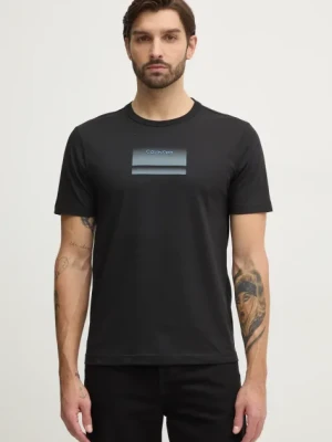 Calvin Klein t-shirt męski kolor czarny z nadrukiem K10K113803