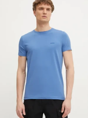 Calvin Klein t-shirt męski kolor fioletowy gładki K10K112724