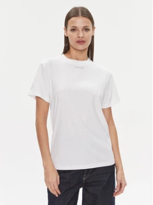 Calvin Klein T-Shirt Metallic Micro Logo T Shirt K20K206967 Biały Regular Fit