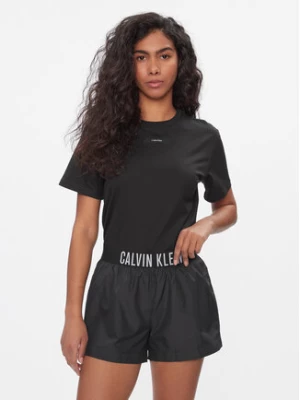 Calvin Klein T-Shirt Micro Logo K20K206629 Czarny Regular Fit