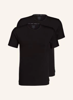 Calvin Klein T-Shirt Modern Cotton Stretch, 2 Szt. schwarz