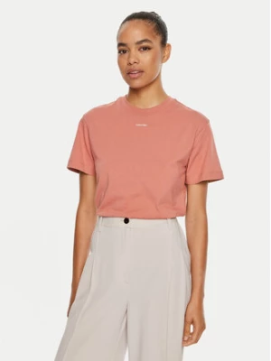 Calvin Klein T-Shirt Nano Logo K20K207519 Różowy Regular Fit
