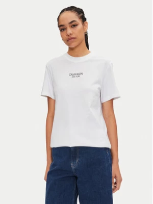 Zdjęcie produktu Calvin Klein T-Shirt New York K20K208064 Biały Regular Fit