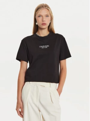 Zdjęcie produktu Calvin Klein T-Shirt New York K20K208064 Czarny Regular Fit