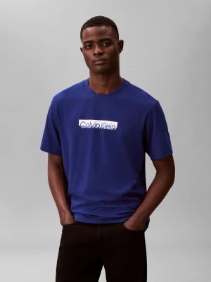 Calvin Klein T-shirt | Regular Fit niebieski