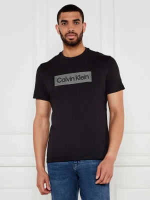Calvin Klein T-shirt | Regular Fit czarny