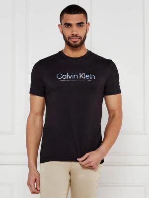 Calvin Klein T-shirt | Regular Fit czarny