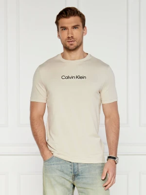 Calvin Klein T-shirt | Regular Fit beżowy