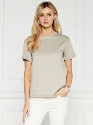 Calvin Klein T-shirt | Regular Fit beżowy