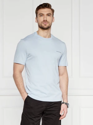 Calvin Klein T-shirt | Regular Fit błękitny