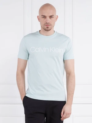 Calvin Klein T-shirt | Regular Fit miętowy