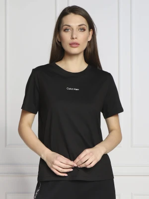 Calvin Klein T-shirt | Regular Fit czarny