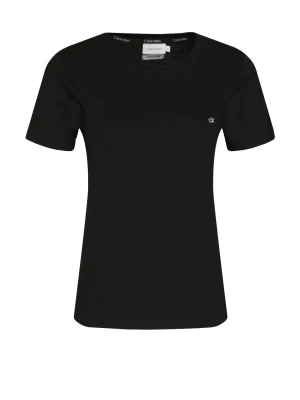 Calvin Klein T-shirt | Regular Fit czarny