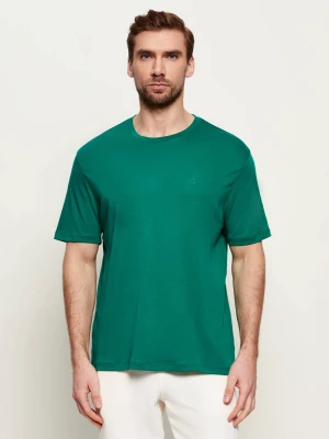 Calvin Klein T-shirt | Regular Fit | pima zielony
