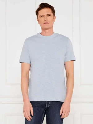 Calvin Klein T-shirt | Regular Fit | z dodatkiem lnu