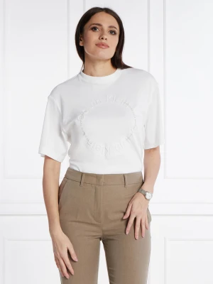 Calvin Klein T-shirt | Relaxed fit biały