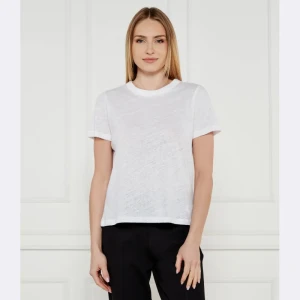 Calvin Klein T-shirt | Relaxed fit | z dodatkiem lnu