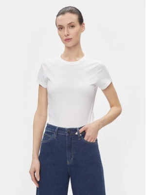 Calvin Klein T-Shirt Smooth Cotton Baby Tee K20K206794 Biały Slim Fit