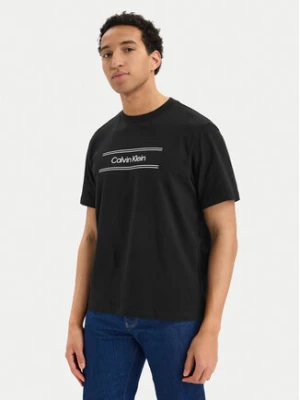 Calvin Klein T-Shirt SS 20s EU LV04LG813G Czarny Regular Fit