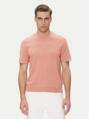Calvin Klein T-Shirt Supima LV04LC333G Koralowy Regular Fit