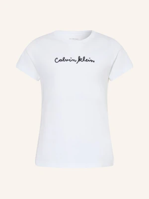 Calvin Klein T-Shirt weiss BIAŁY