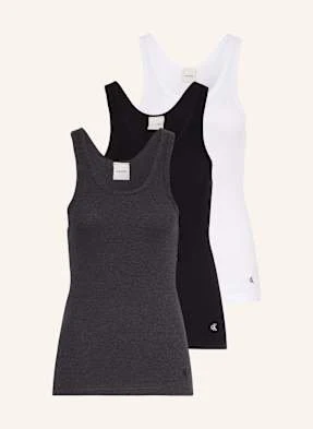 Calvin Klein Top, 3 Szt. 100% Cotton schwarz