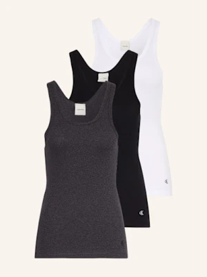 Calvin Klein Top, 3 Szt. 100% Cotton schwarz
