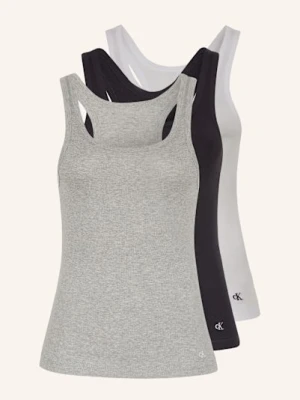 Calvin Klein Top, 3 Szt. 100% Cotton schwarz