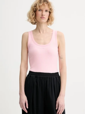 Calvin Klein top damski bawełniany z elastanem