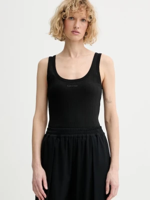 Calvin Klein top damski bawełniany z elastanem
