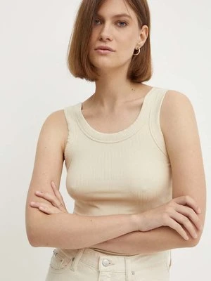 Calvin Klein top damski kolor beżowy K20K207190