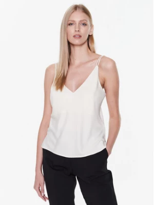 Calvin Klein Top K20K205543 Écru Regular Fit