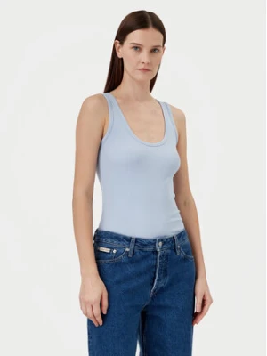 Calvin Klein Top K20K208246 Niebieski Slim Fit