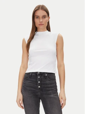 Calvin Klein Top Liquid Touch Top K20K208422 Biały Slim Fit