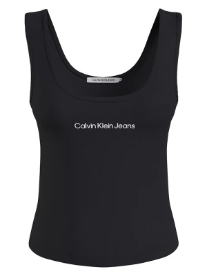 Calvin Klein Top w kolorze czarnym rozmiar: L