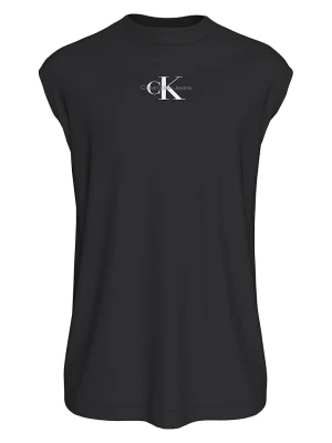 Calvin Klein Top w kolorze czarnym rozmiar: L