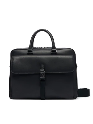Calvin Klein Torba na laptopa Emblem Hw Commuter LV04D3504G Czarny